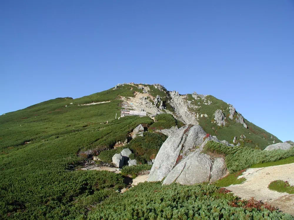 駒石近くからの空木岳