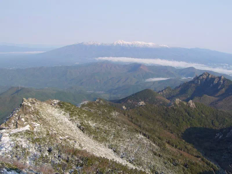 千代の吹上げ方面と八ヶ岳 千代の吹上げ方面と八ヶ岳