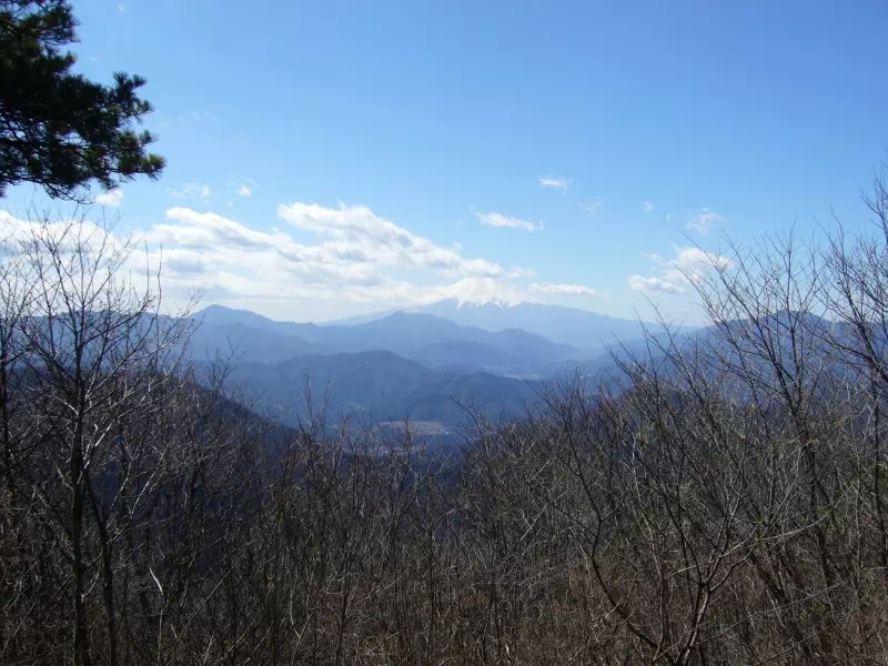 権現山からの富士山