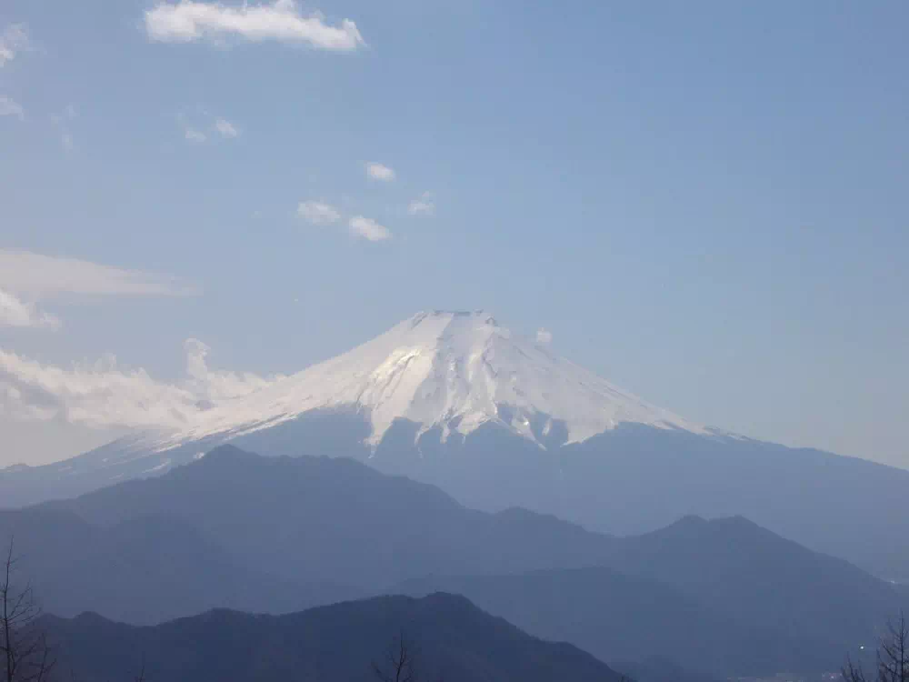 扇山からの富士山