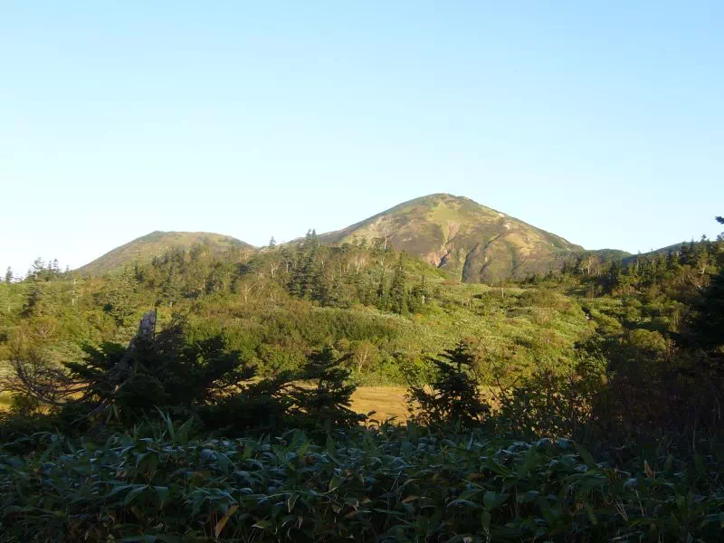 高谷池からの火打山 高谷池からの火打山