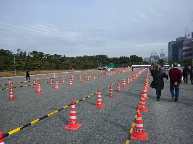 空の行列エリア